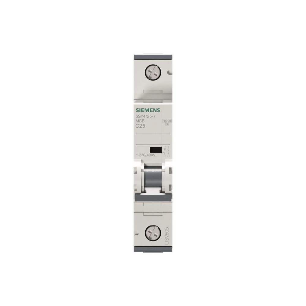 Siemens Leitungsschutzschalter 1-polig C 25A 10kA 1TE 5SY4125-7... SIEMENS-5SY41257 4001869181417 (Abb. 5)