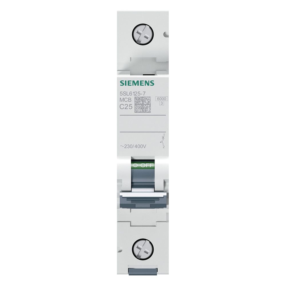 Siemens Leitungsschutzschalter 5SL 1-polig C 25A 6kA 1TE 5SL6125-7... SIEMENS-5SL6125-7 4001869388229 (Abb. 4)