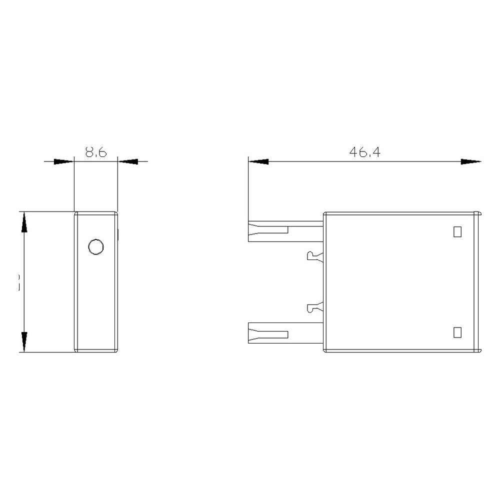 Siemens Überspannungsbegrenzer Varistor mit LED 24-48V AC 12-24V DC für Schütze 3... SIEMENS-3RT29161JJ00 4011209740082 (Abb. 3)