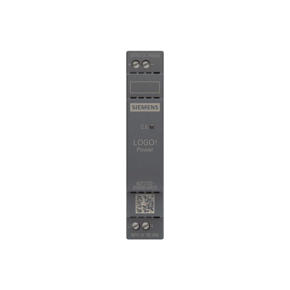 Siemens LOGO!Power Stromversorgung 24V 0,6A 14,4W IP20 90x18x53mm 6EP33306SB0... SIEMENS-6EP33306SB000AY0 4025515154877 (Abb. 2)