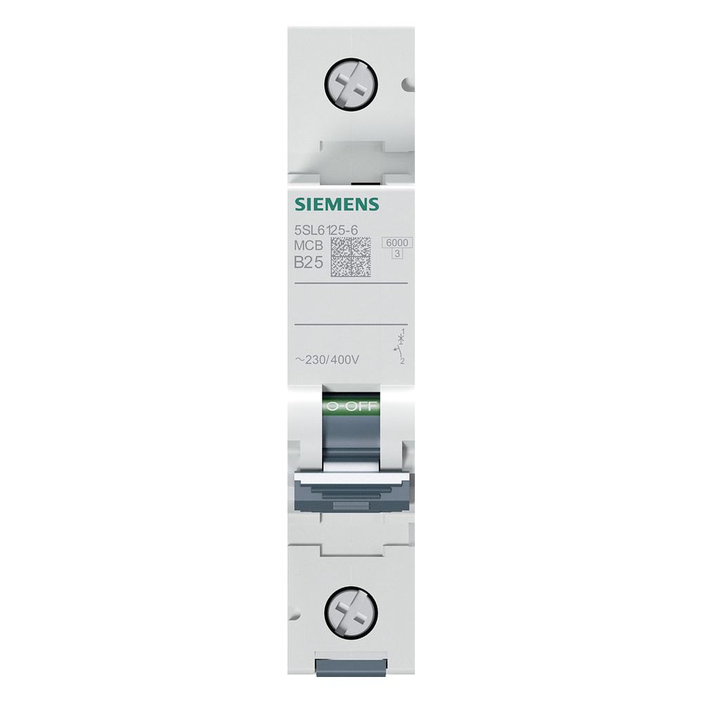 Siemens Leitungsschutzschalter 5SL6 1-polig B 25A 6kA 1TE 5SL6125-6... SIEMENS-5SL61256 4001869388328 (Abb. 12)