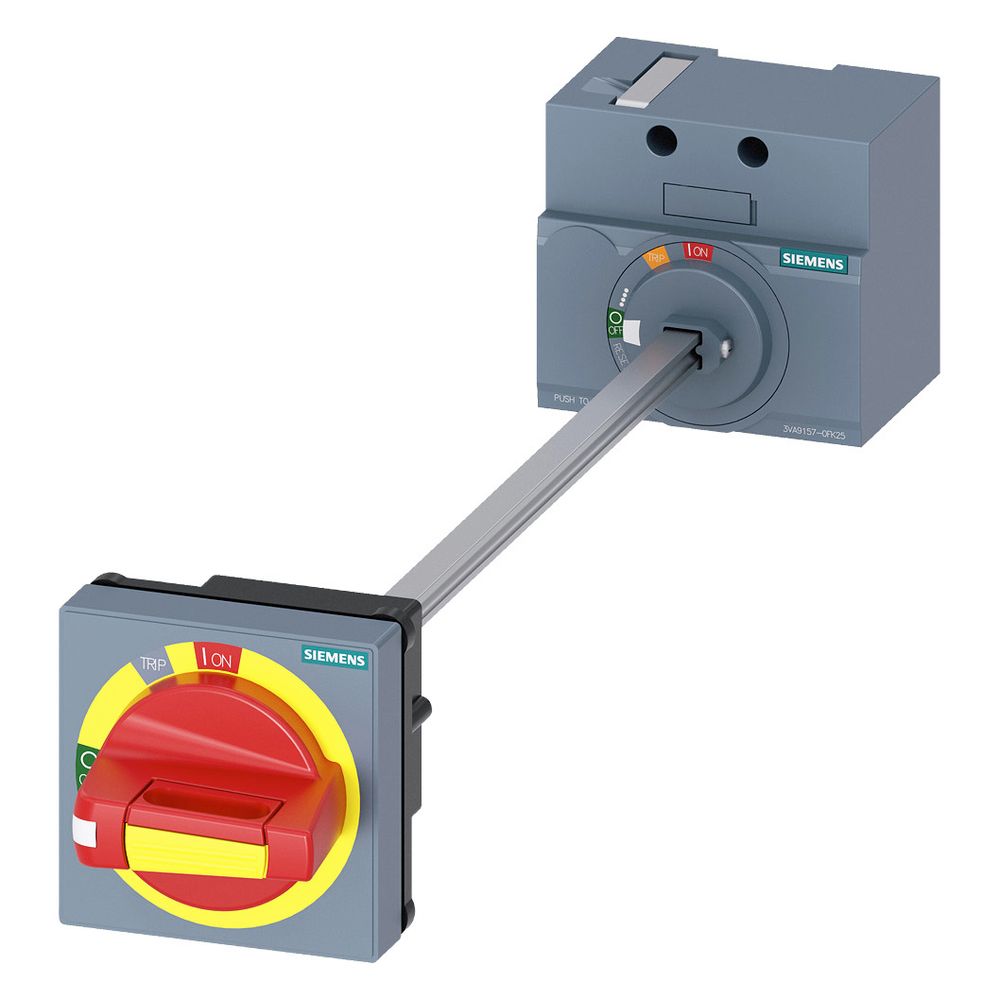 Siemens Türkupplungsdrehantrieb Not-Halt IP65 mit Türverriegelung für 3VA10/11 3V... SIEMENS-3VA91570FK25 4042949006008 (Abb. 3)