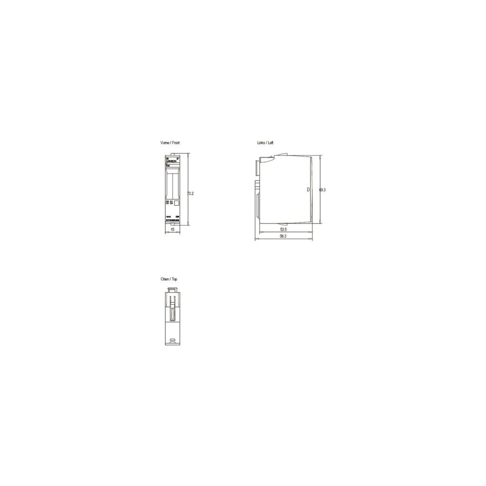 Siemens SIMATIC ET 200SP Digitales Ausgangsmodul DQ 4x24V DC/2A 15x73x58mm 6E... SIEMENS-6ES71326BD200BA0 4025515080794 (Abb. 2)