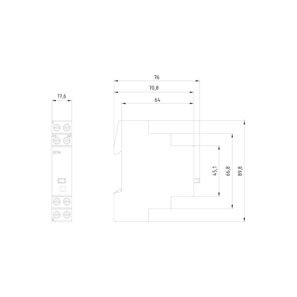 Siemens Fernschalter 2S 16A 230V AC 1TE mechanisch Schalter DIN-Schiene 5TT41020... SIEMENS-5TT41020 4001869312453 (Abb. 2)