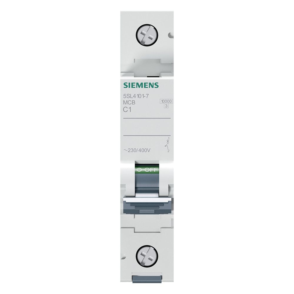 Siemens Leitungsschutzschalter 5SL4101-7 1-polig Charakteristik C 1A 10kA 1TE... SIEMENS-5SL41017 4001869440088 (Abb. 8)
