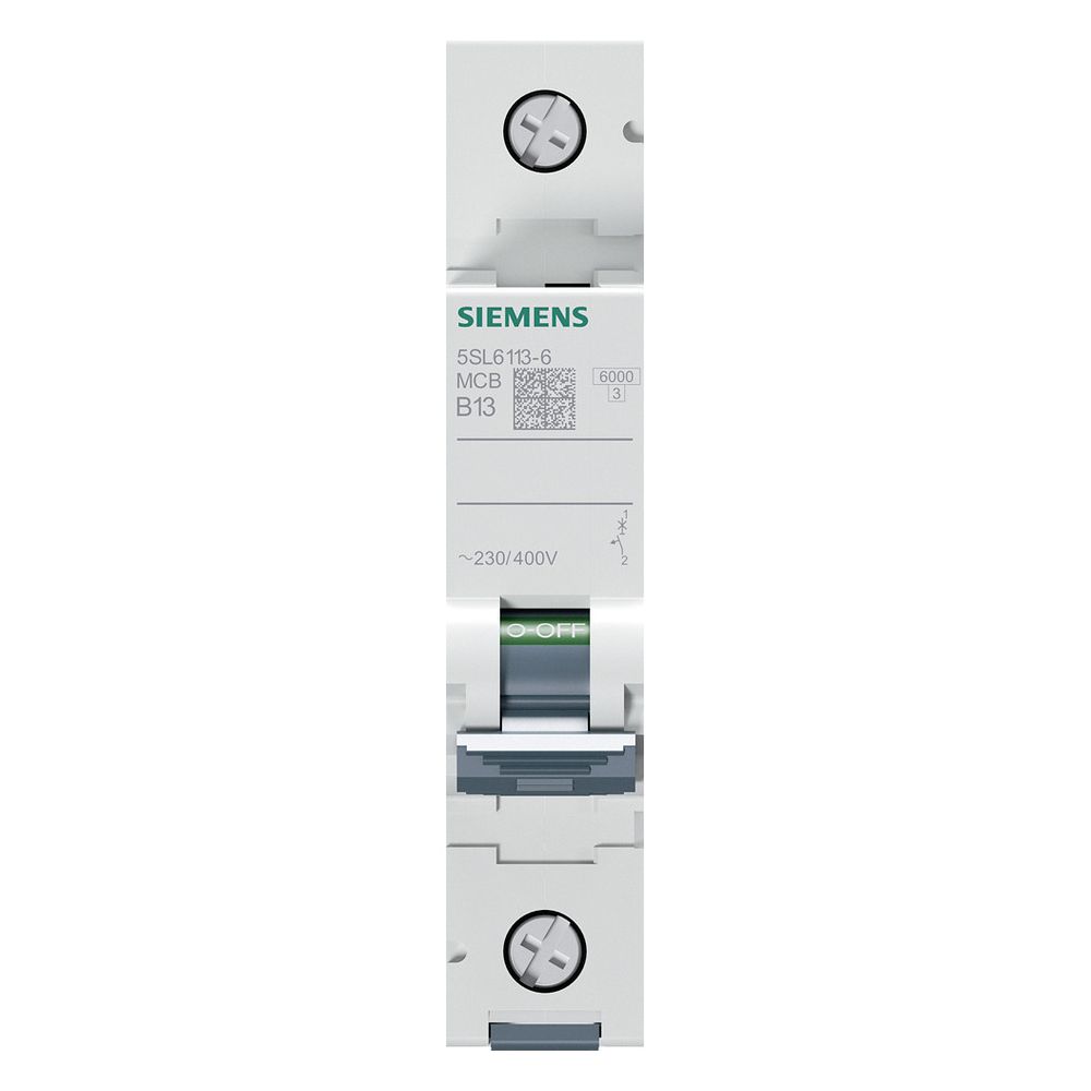 Siemens Leitungsschutzschalter 5SL6113-6 1-polig B 13A 6kA 230/400V 1TE... SIEMENS-5SL61136 4001869388298 (Abb. 10)