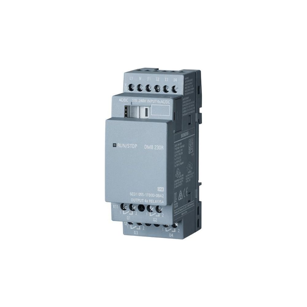 Siemens LOGO! DM8 230R Erweiterungsmodul 4 DE/4 DA Relais 230V 2TE 90x35,5x58... SIEMENS-6ED10551FB000BA2 4034106029494 (Abb. 2)