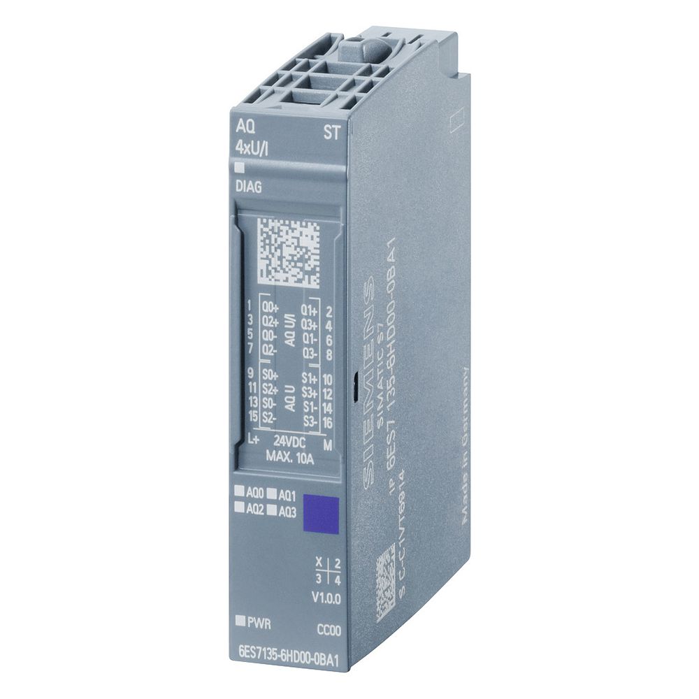 Siemens SIMATIC ET 200SP Analoges Ausgangsmodul AQ 4XU/I Standard 16 Bit 73x1... SIEMENS-6ES71356HD000BA1 4025515080756 (Abb. 5)