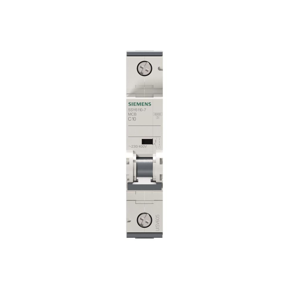 Siemens Sicherungsautomat 5SY61107 1-polig C 10A 6kA 230/400V... SIEMENS-5SY61107 4001869246055 (Abb. 4)