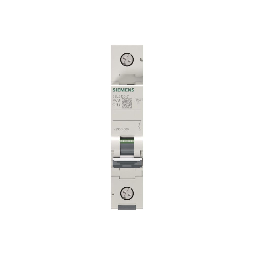 Siemens Leitungsschutzschalter 5SL61057 C 0,5A 1-polig 6kA 230/400V 1TE... SIEMENS-5SL61057 4001869388106 (Abb. 2)