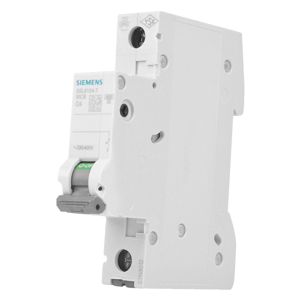 Siemens SENTRON 5SL61047 Leitungsschutzschalter 1-polig C 4A 6kA 230/400V... SIEMENS-5SL61047 4001869388151 (Abb. 12)