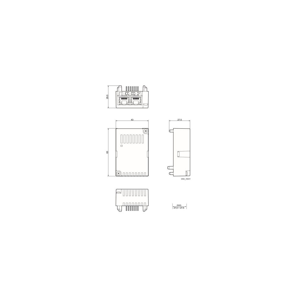 Siemens Erweiterungsmodul Switched Ethernet PROFINET für 7KM PAC3220/4220 18x... SIEMENS-7KM93000AE020AA0 4001869565873 (Abb. 2)