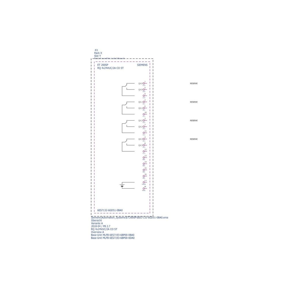 Siemens SIMATIC ET 200SP Signal-Relaismodul RQ CO 24V DC 4 Wechslerkontakte 1... SIEMENS-6ES71326GD510BA0 4047623408697 (Abb. 3)