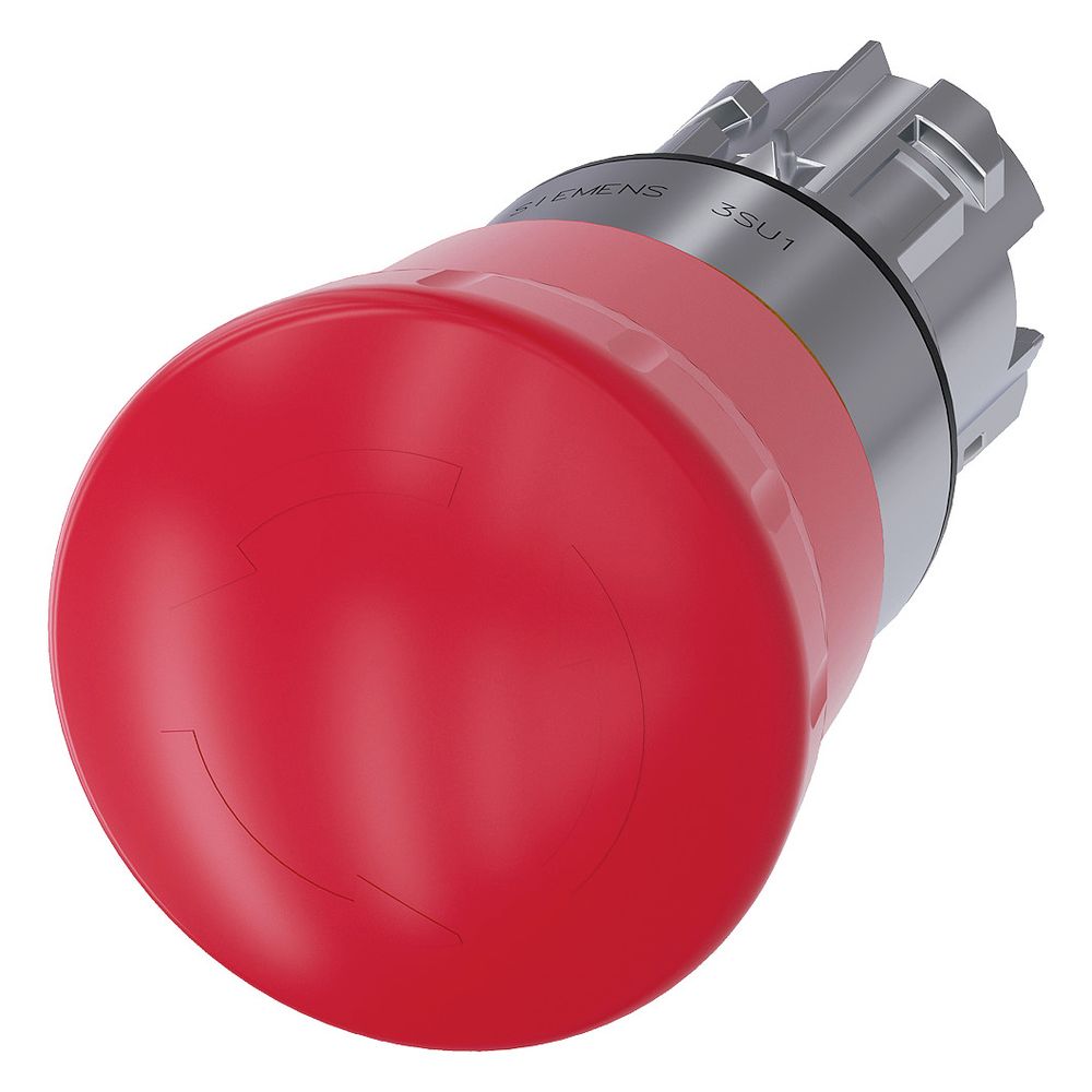 Siemens Not-Halt-Pilzdrucktaster 22,3mm rot verrastend Dreh-Entriegelung 40mm... SIEMENS-3SU10501HB200AA0 4011209946323 (Abb. 3)