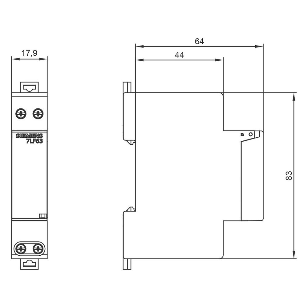 Siemens Treppenlichtzeitschalter 7LF6310 elektronisch 1 Schließer 16A 230V 0,5-10 min ... SIEMENS-7LF6310 4001869568010 (Abb. 3)
