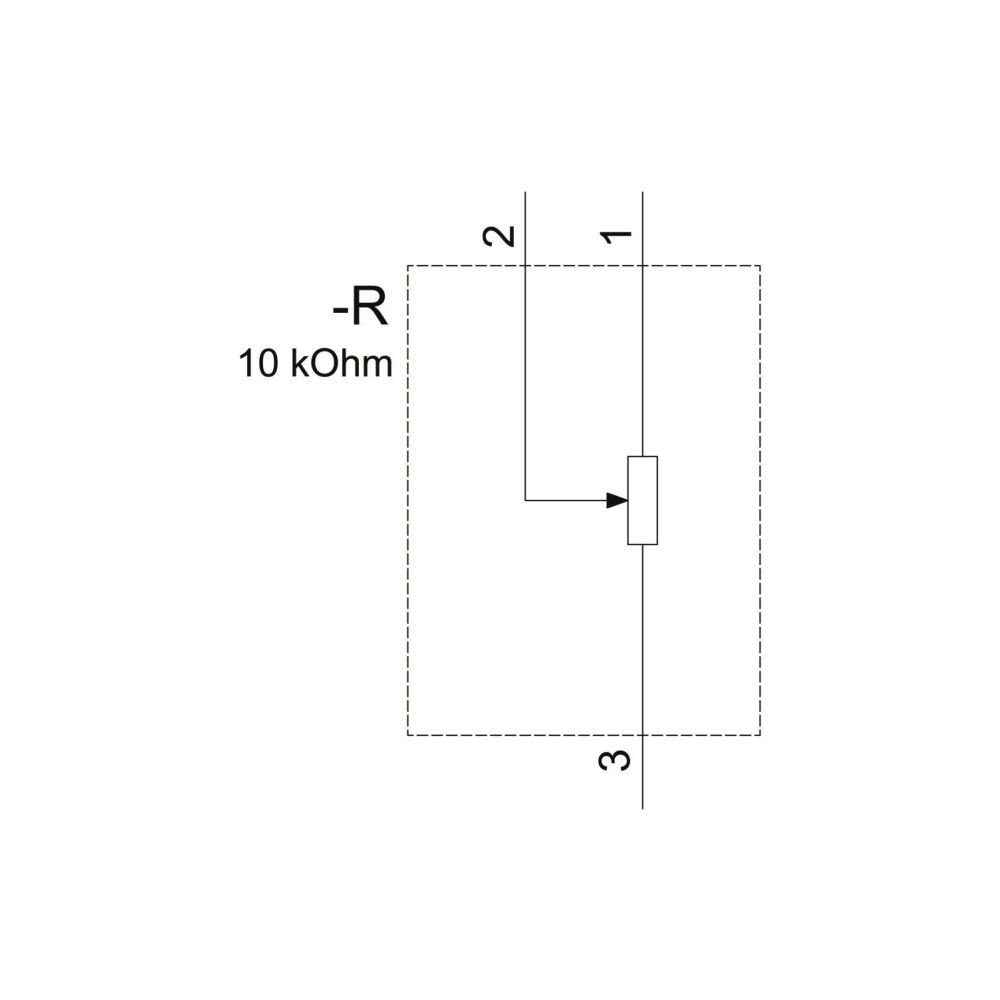 Siemens Potentiometer 22,3mm 10k Ohm 1W Schraubanschluss 280 Grad 3SU12002PS1... SIEMENS-3SU12002PS101AA0 4011209954045 (Abb. 3)