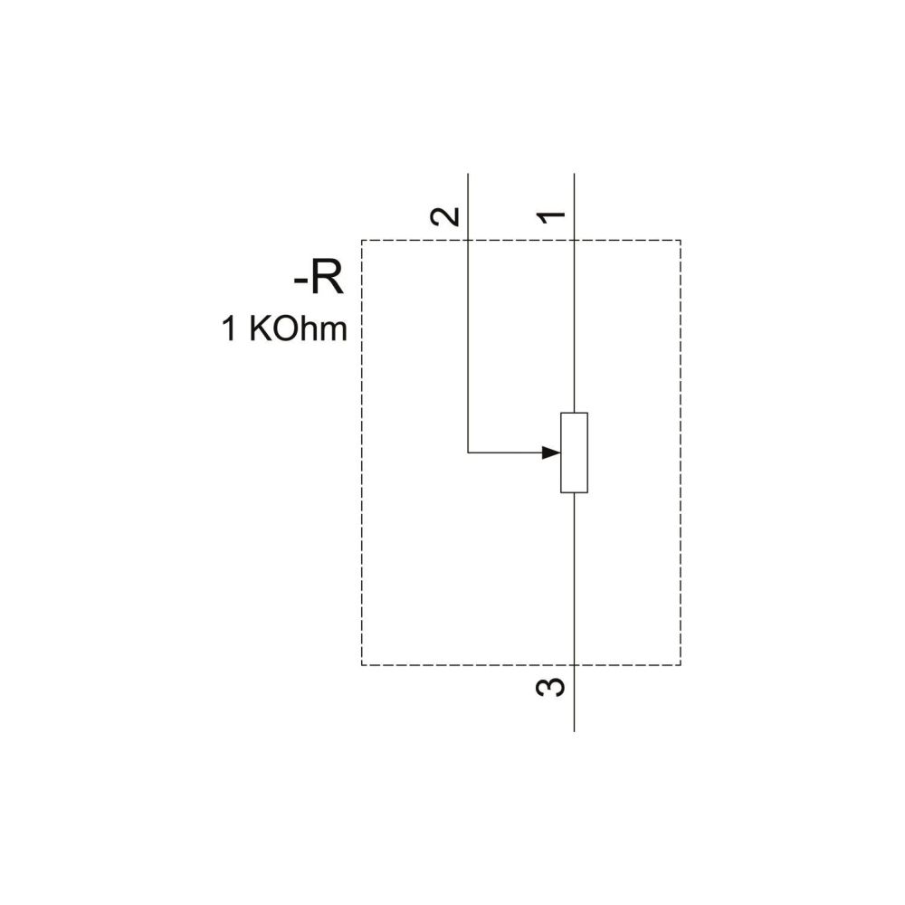Siemens Potentiometer 1.000 Ohm 1W 22,3mm rund Schraubanschluss 3SU1200-2PQ10... SIEMENS-3SU12002PQ101AA0 4011209954014 (Abb. 3)