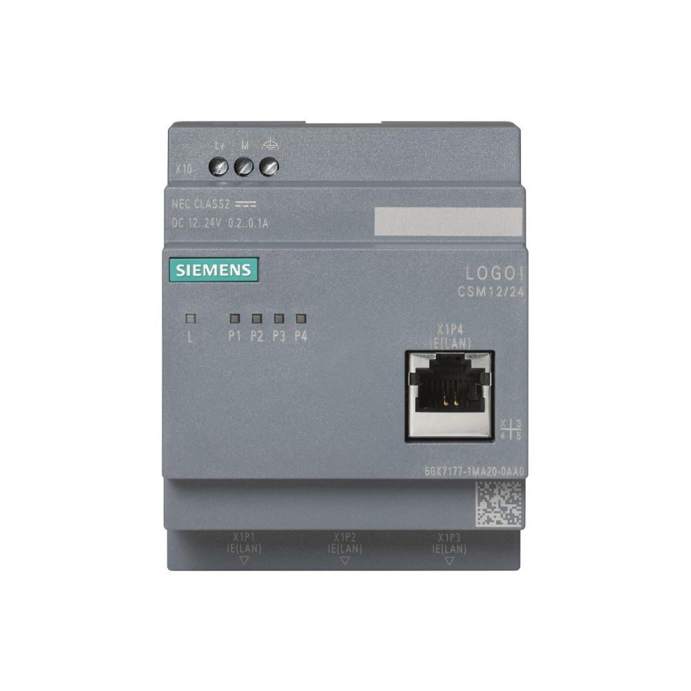 Siemens LOGO! CSM 12/24 Compact Switch Modul 4x RJ45 12/24V IP20 90x71,5x58,2... SIEMENS-6GK71771MA200AA0 4047622174074 (Abb. 2)