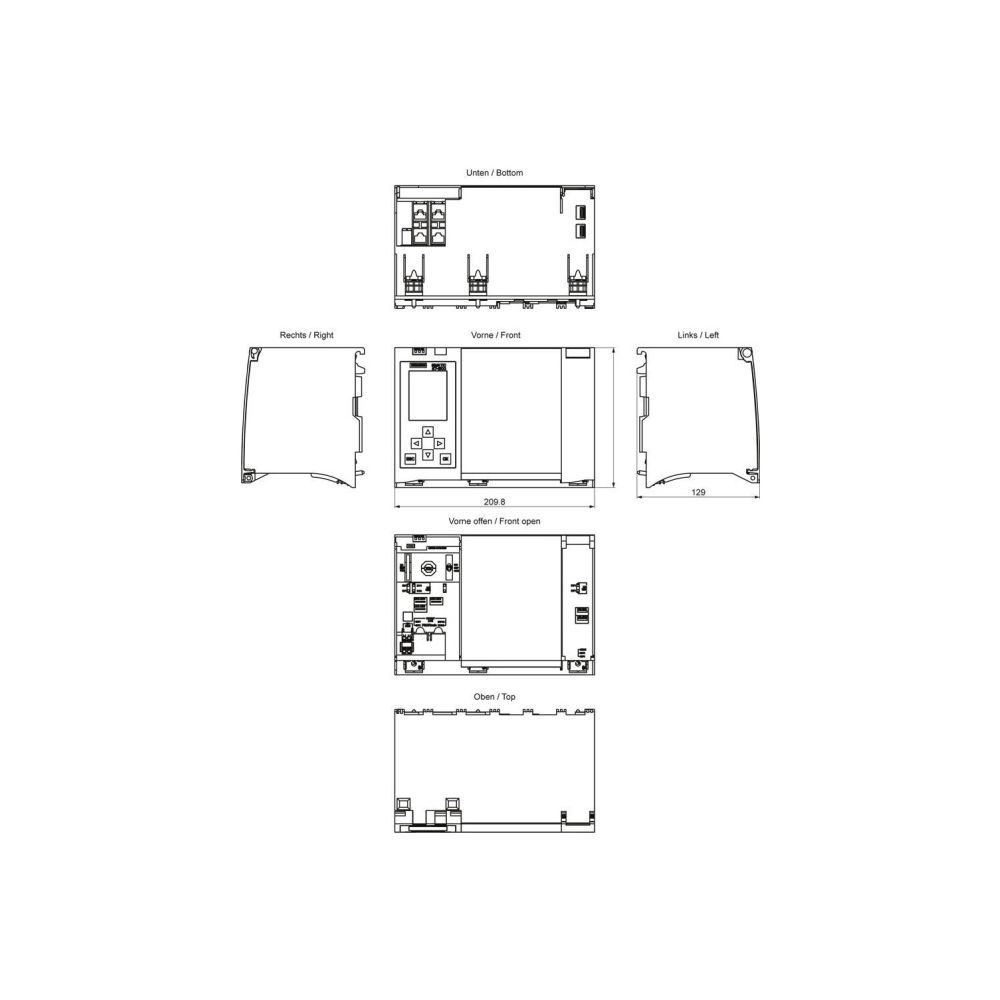 Siemens SIMATIC S7-1500 CPU 1518HF-4PN 19,2-28,8V DC modular 210x147x129mm 6E... SIEMENS-6ES75184JP000AB0 4047623410973 (Abb. 2)