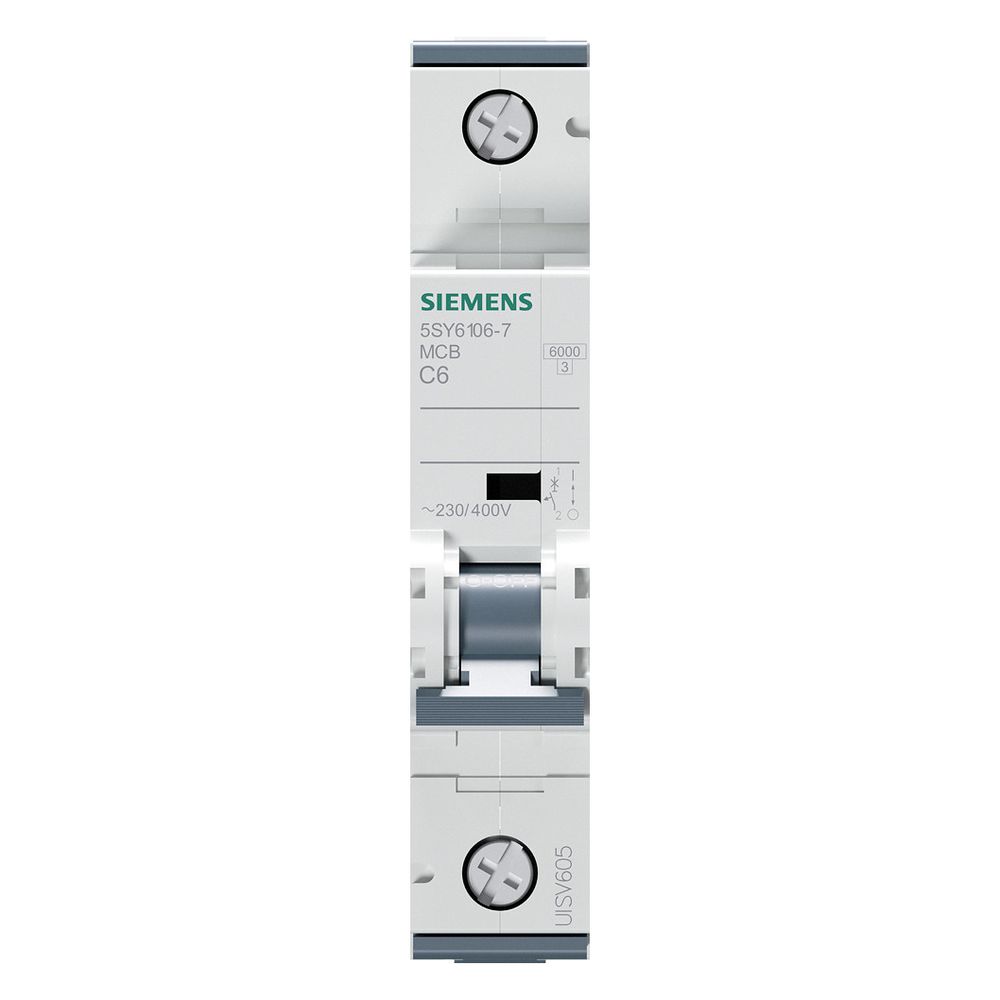 Siemens Sicherungsautomat 5SY6106-7 1-polig C 6A 6kA 70mm... SIEMENS-5SY61067 4001869246031 (Abb. 11)