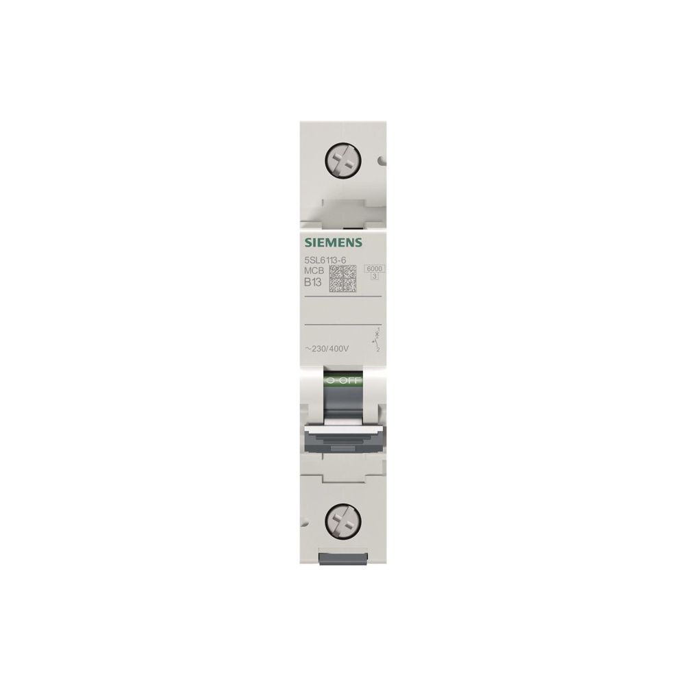 Siemens Leitungsschutzschalter 5SL6113-6 1-polig B 13A 6kA 230/400V 1TE... SIEMENS-5SL61136 4001869388298 (Abb. 3)