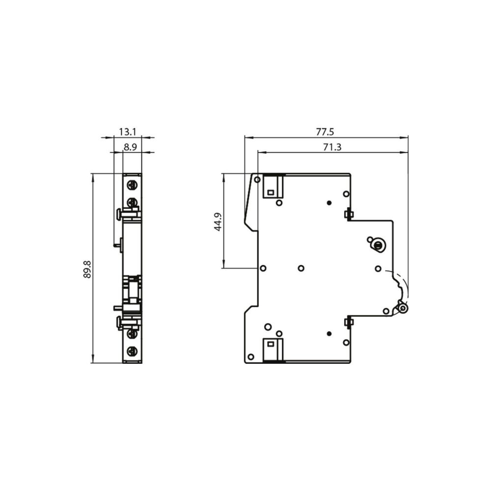 Siemens Hilfsstromschalter 5ST3011 2S 400V 0,5 TE für Leitungsschutzschalter... SIEMENS-5ST3011 4001869187419 (Abb. 2)