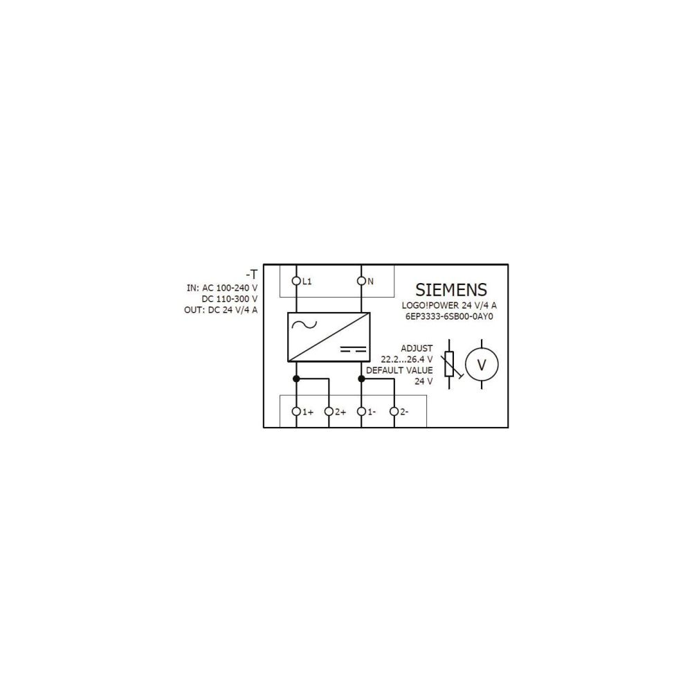 Siemens Stromversorgung LOGO!POWER 6EP3333-6SB00-0AY0, 24 V, 4 A, 96 W, 90x72... SIEMENS-6EP33336SB000AY0 4025515154860 (Abb. 6)