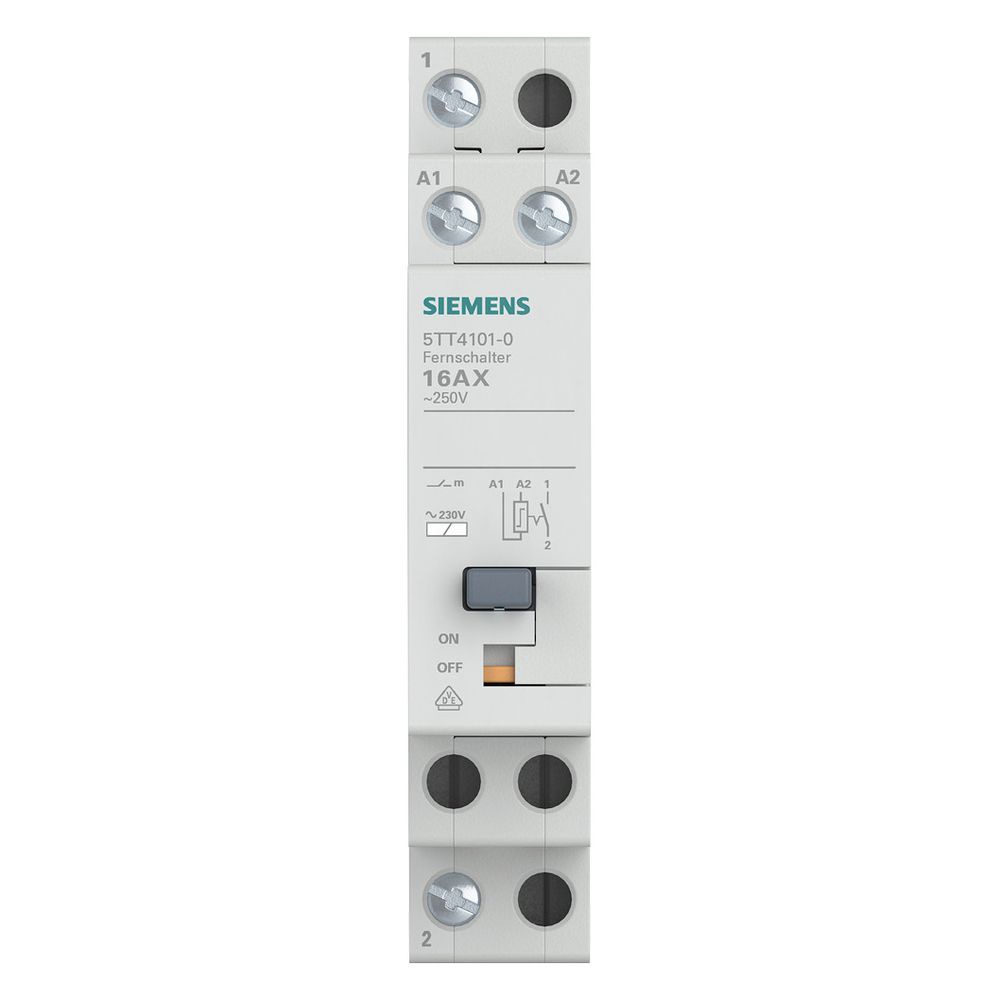 Siemens Fernschalter 5TT41010 1S 16A 230V AC 1TE DIN-Schiene mechanisch... SIEMENS-5TT41010 4001869312408 (Abb. 9)
