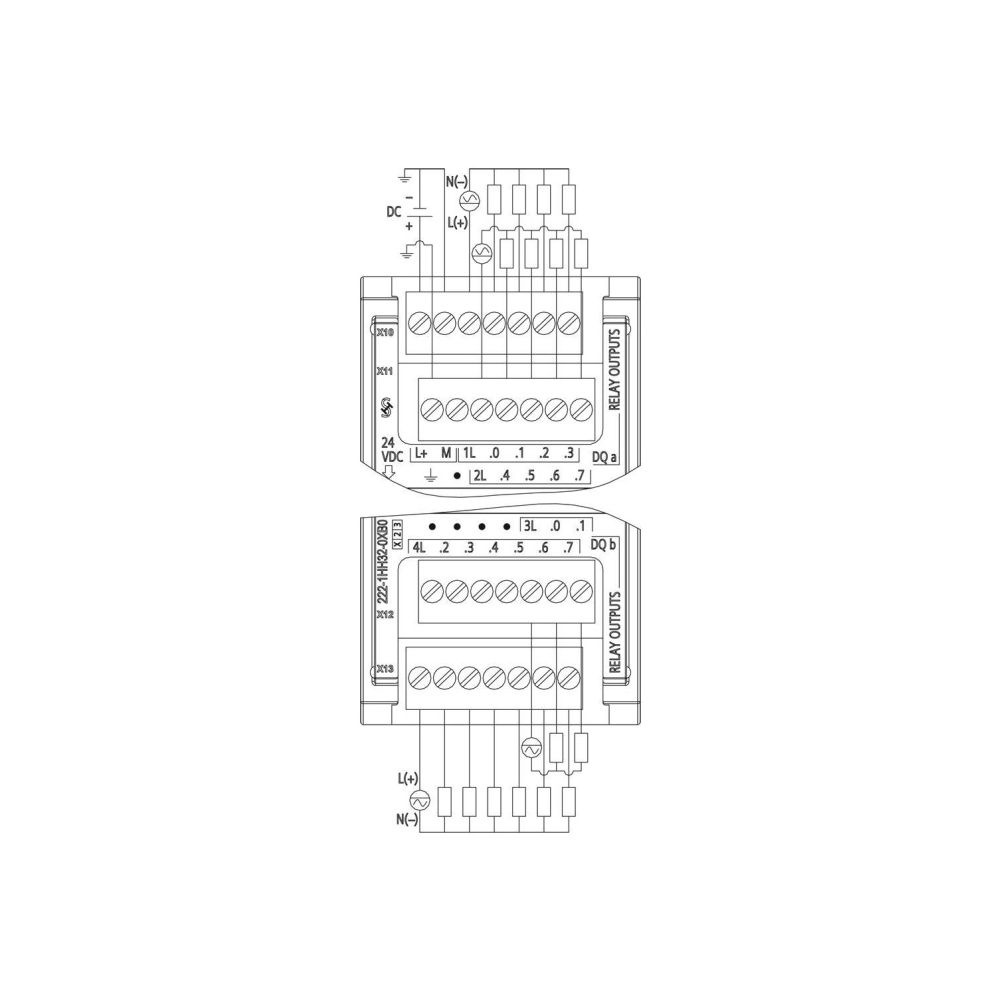 Siemens SIMATIC S7-1200 Digitalausgabe SM 1222 16 Relais 2A 100x45x75mm 6ES72... SIEMENS-6ES72221HH320XB0 6940408101968 (Abb. 3)