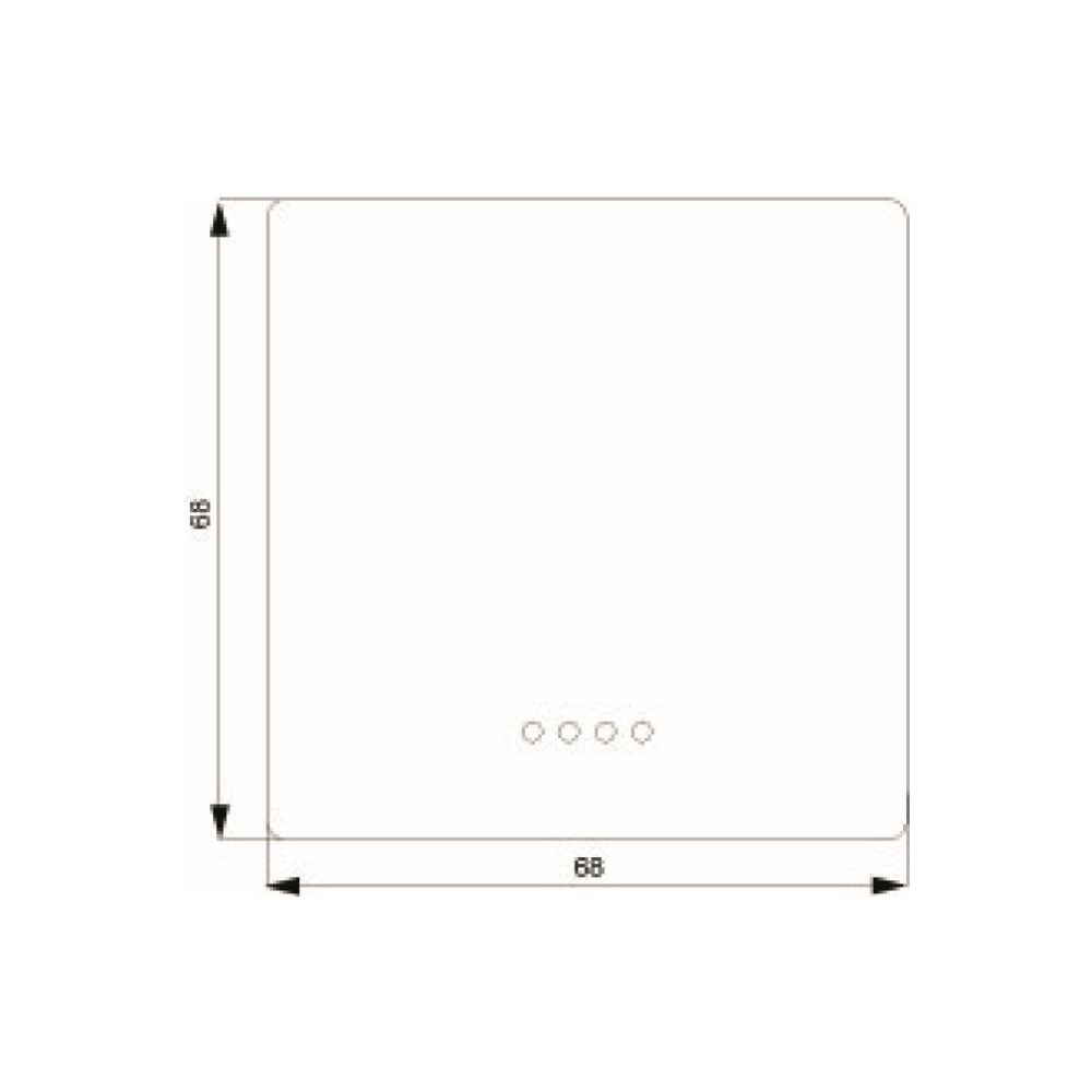 Siemens DELTA style Wippe mit Fenster Titanweiß 68x68mm 5TG7140... SIEMENS-5TG7140 4001869218984 (Abb. 2)