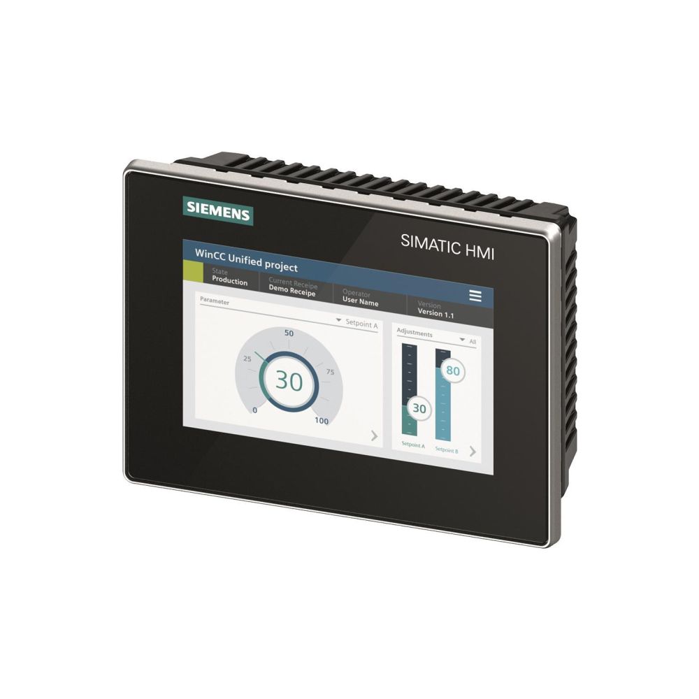 Siemens SIMATIC HMI MTP700 Unified Comfort Panel 7" TFT 800x480px IP65 19,2-2... SIEMENS-6AV21283GB060AX1 4047623411901 (Abb. 2)