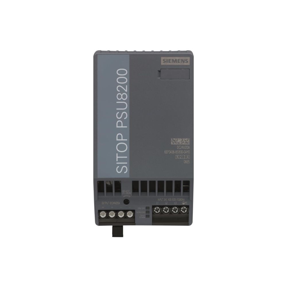 Siemens SITOP PSU8200 Stromversorgung 24V 20A 480W IP20 Schraubanschluss 125x... SIEMENS-6EP34368SB000AY0 4025515154440 (Abb. 2)