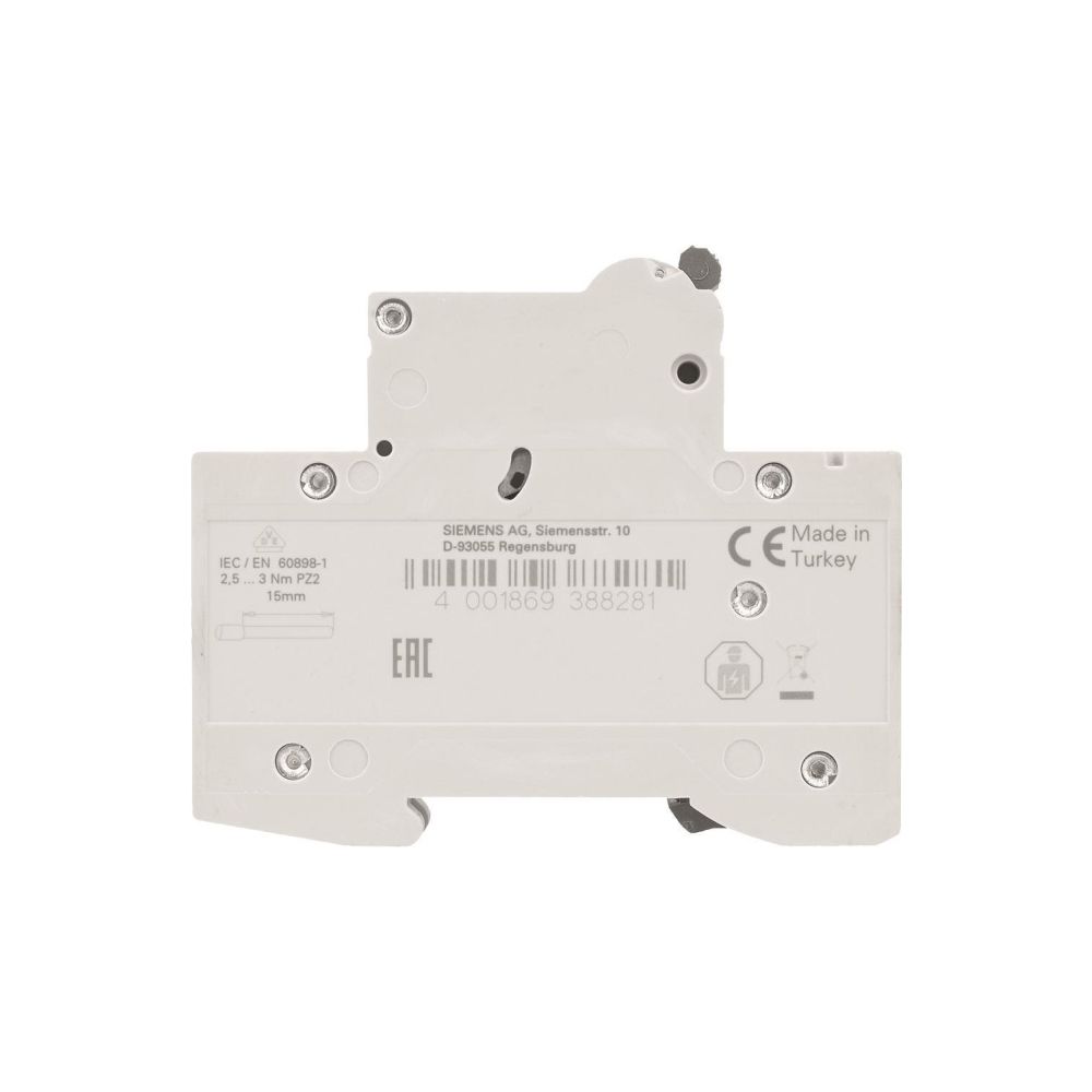 Siemens Leitungsschutzschalter 5SL6110-6 1-polig B 10A 6kA 230/400V AC IP20... SIEMENS-5SL61106 4001869388281 (Abb. 4)