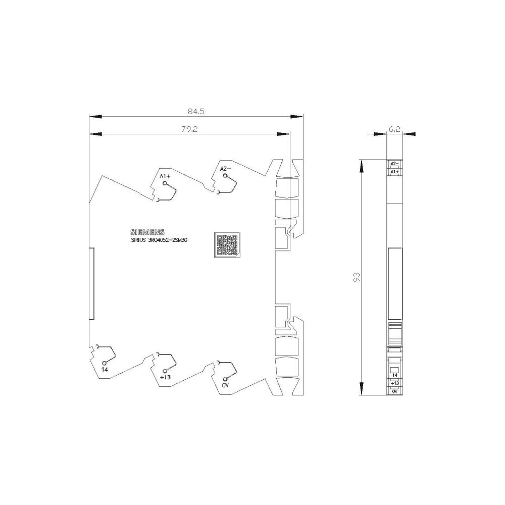 Siemens Ausgangs-Optokoppler 1 Schließer Federzuganschluss 11-30V DC LED-Anzeige ... SIEMENS-3RQ40522SM30 4047621143569 (Abb. 2)