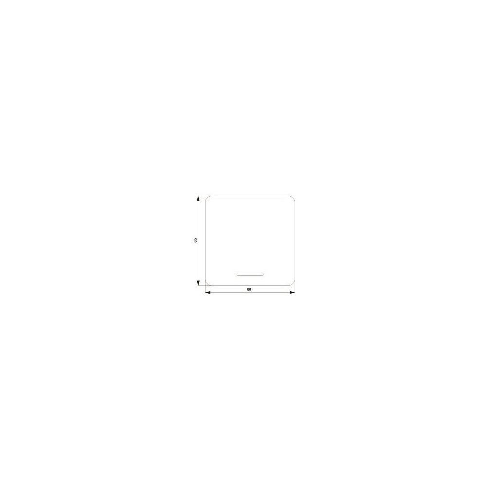 Siemens DELTA profil Wippe 65x65mm mit Kontrollfenster für Schalter und Taster Titanwe... SIEMENS-5TG7800 4001869048468 (Abb. 3)