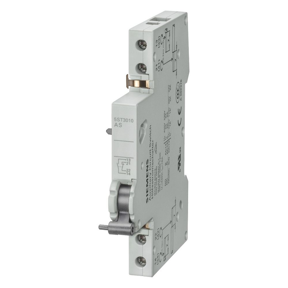 Siemens Hilfsstromschalter 1S 1Ö 0,5 TE 400V für Leitungsschutzschalter 5ST3010... SIEMENS-5ST3010 4001869187402 (Abb. 4)