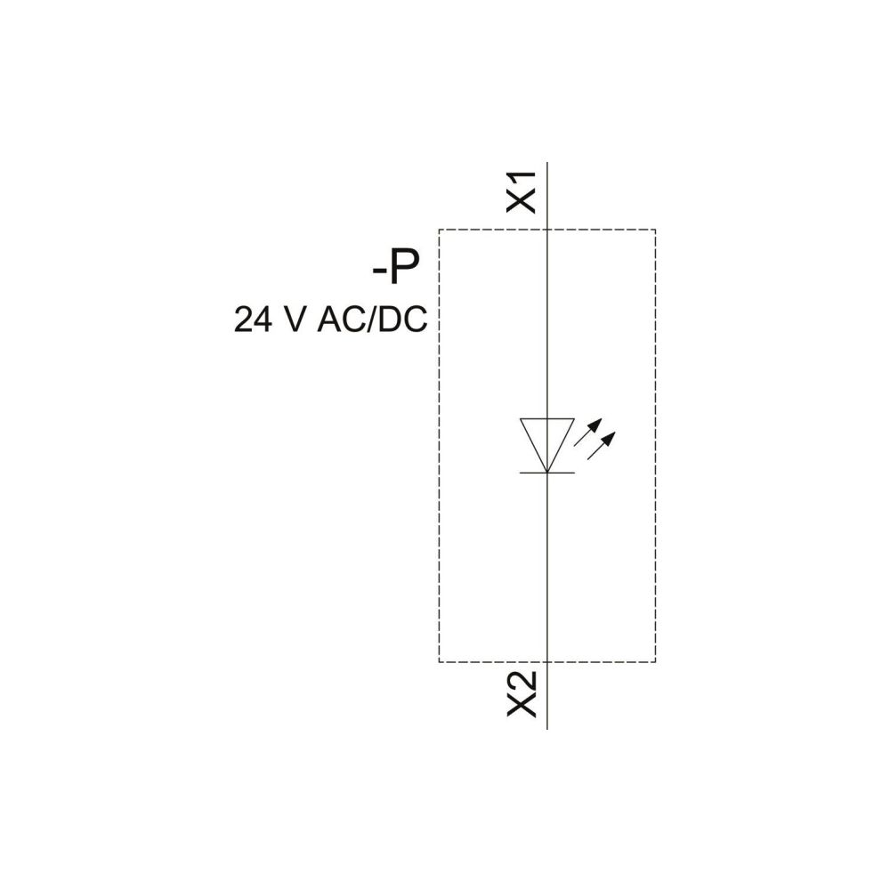 Siemens LED-Modul 24V AC/DC weiß mit Federzuganschluss für Frontplattenbefest... SIEMENS-3SU14011BB603AA0 4011209942974 (Abb. 3)