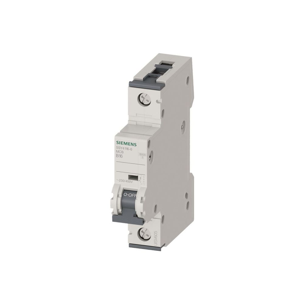 Siemens Leitungsschutzschalter 5SY4 1-polig B 16A 10 kA 230/400 V 5SY4116-6... SIEMENS-5SY41166 4001869181219 (Abb. 2)