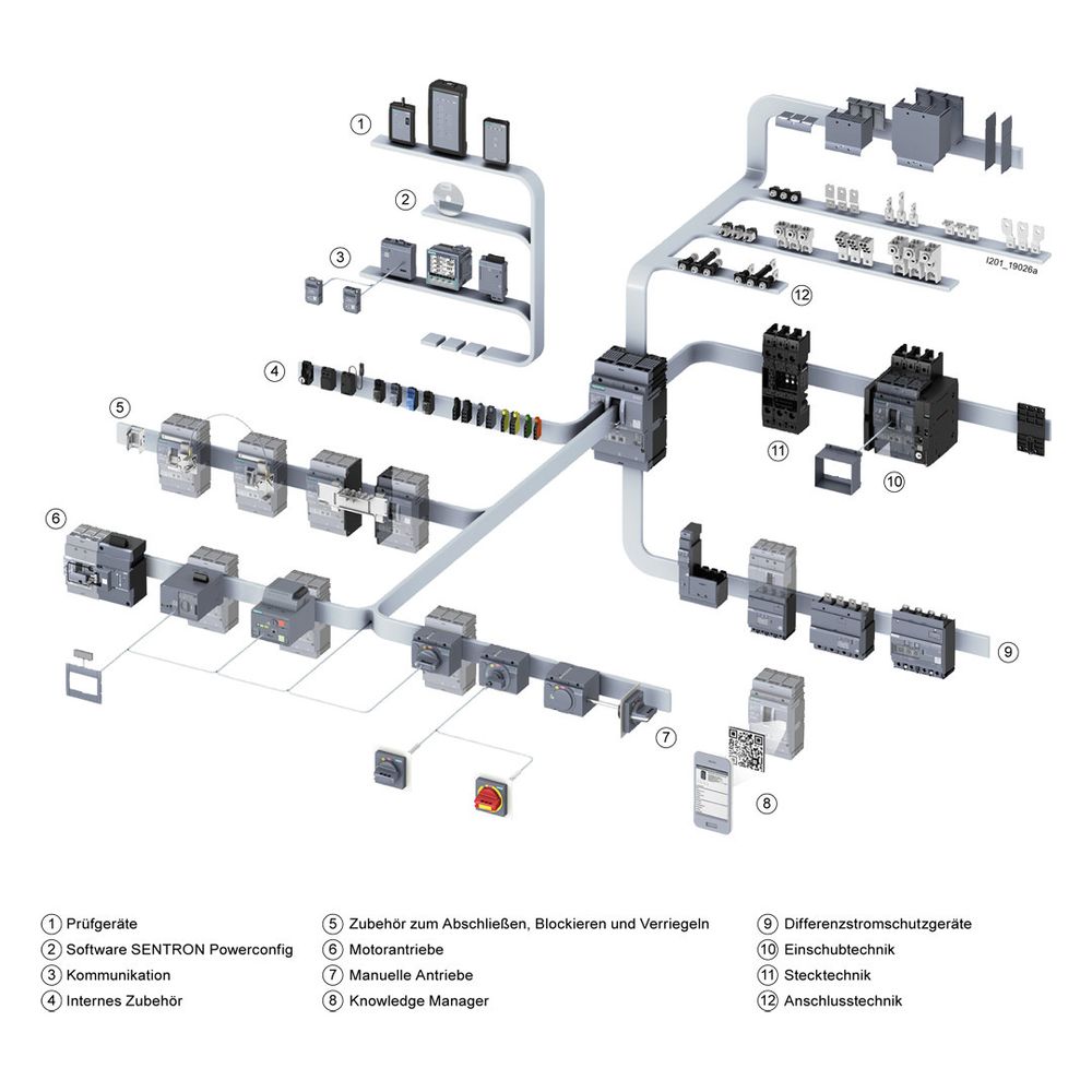 Siemens Hilfsschalter Wechslerkontakte Typ HQ 7mm 3VA99880AA12... SIEMENS-3VA99880AA12 4042949000037 (Abb. 7)
