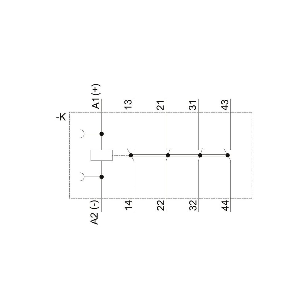 Siemens Hilfsschütz 2S+2Ö 220V DC Schraubanschluss 57,5x45x73mm 3RH2122-1BM40... SIEMENS-3RH21221BM40 4011209786783 (Abb. 4)