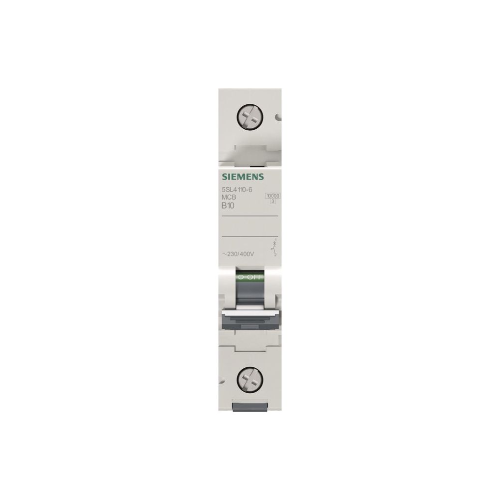 Siemens Leitungsschutzschalter 5SL4 1-polig B 10A 10kA 1TE... SIEMENS-5SL41106 4001869439228 (Abb. 3)