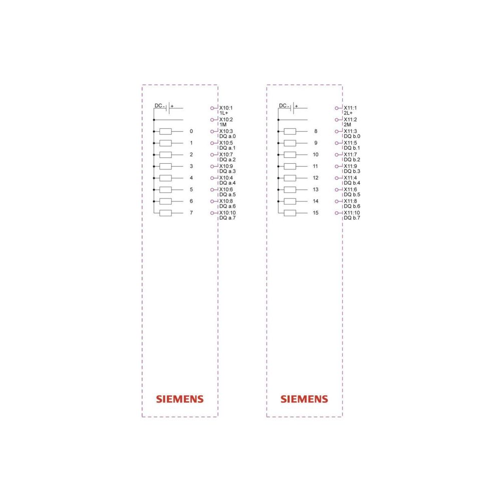 Siemens SIMATIC S7-1200 SM 1222 Digitalausgabemodul 16 Ausgänge 24V DC 0,5A 1... SIEMENS-6ES72225BH500XB0 4047623417309 (Abb. 3)