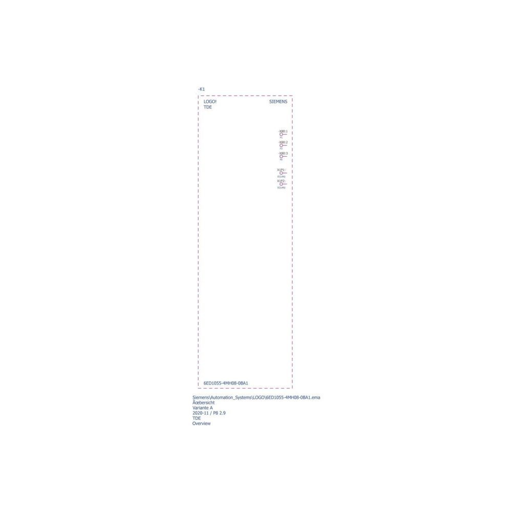 Siemens LOGO! TDE Text Display 6-zeilig 20 Zeichen 2x Ethernet IP65 128,2x86x... SIEMENS-6ED10554MH080BA1 4034106033620 (Abb. 6)
