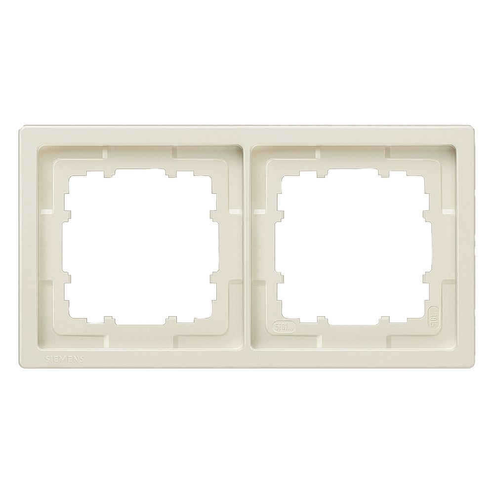Siemens DELTA style Rahmen 2-fach Titanweiß 153x82mm 5TG1322... SIEMENS-5TG1322 4001869220369 (Abb. 3)