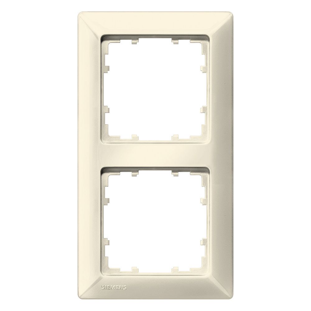 Siemens DELTA line Rahmen 2fach 151x80mm glänzend Elektroweiß 5TG25820... SIEMENS-5TG25820 4001869308715 (Abb. 3)
