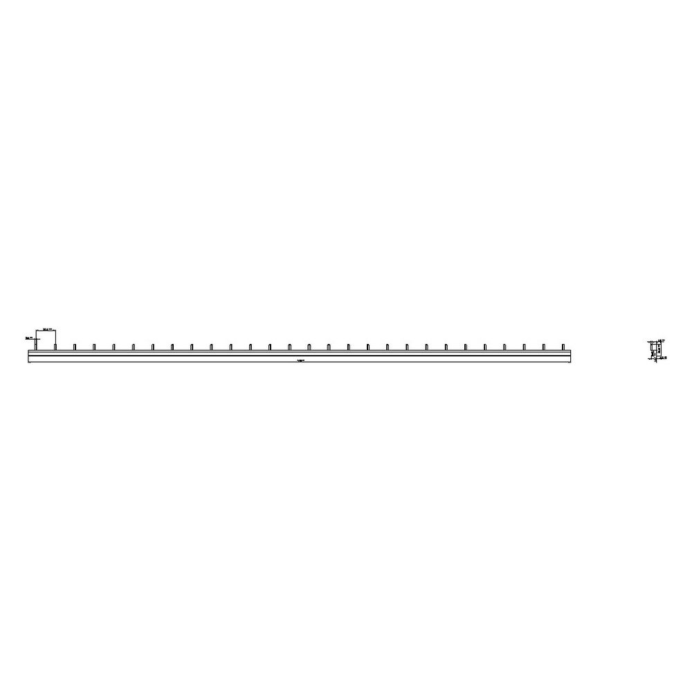 Siemens Stiftsammelschiene 1-phasig 10mm2 961,2mm 28TE Blau 5ST3764-1... SIEMENS-5ST37641 4001869468709 (Abb. 2)