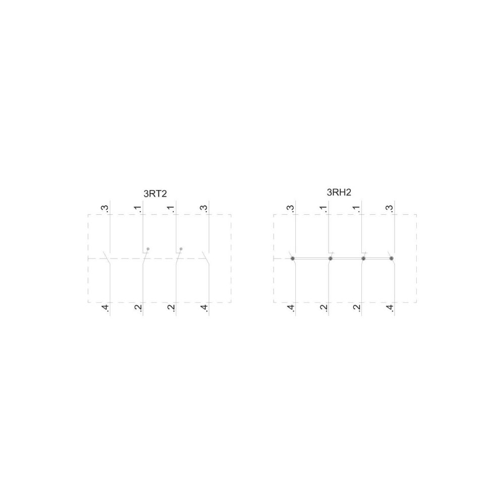 Siemens Hilfsschalterblock SIRIUS 3RH29 2S+2Ö Federzuganschluss für 3RT2 und 3RH2... SIEMENS-3RH29112FA22 4011209892996 (Abb. 4)