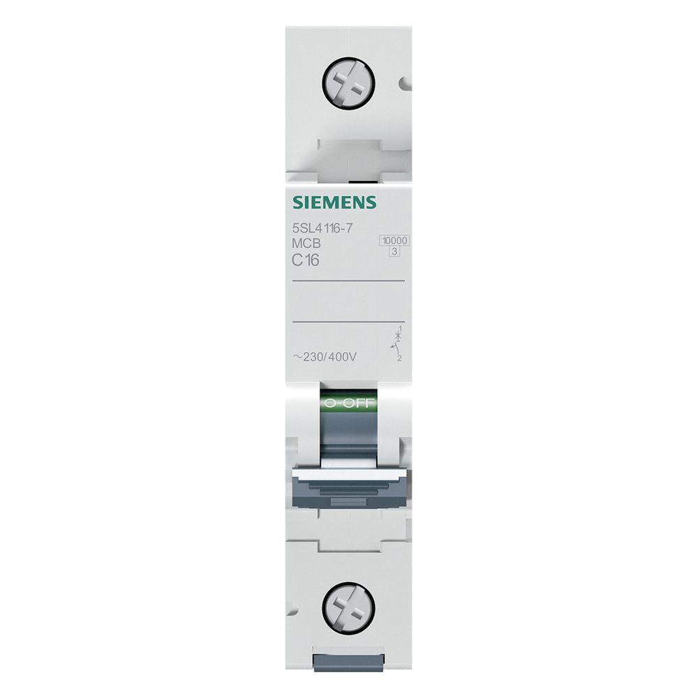 Siemens Leitungsschutzschalter 5SL4 1-polig C16A 10kA 1TE 5SL4116-7... SIEMENS-5SL41167 4001869440170 (Abb. 9)
