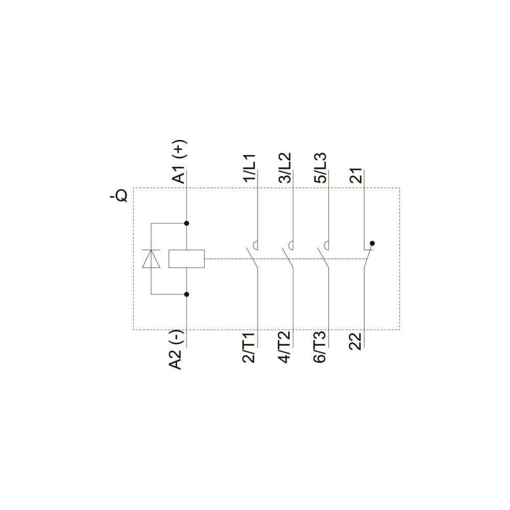 Siemens Motorschütz 3TG10010BB4 3 Schließer 1 Öffner 24V DC 4kW Schraubanschluss... SIEMENS-3TG10010BB4 4011209044975 (Abb. 3)
