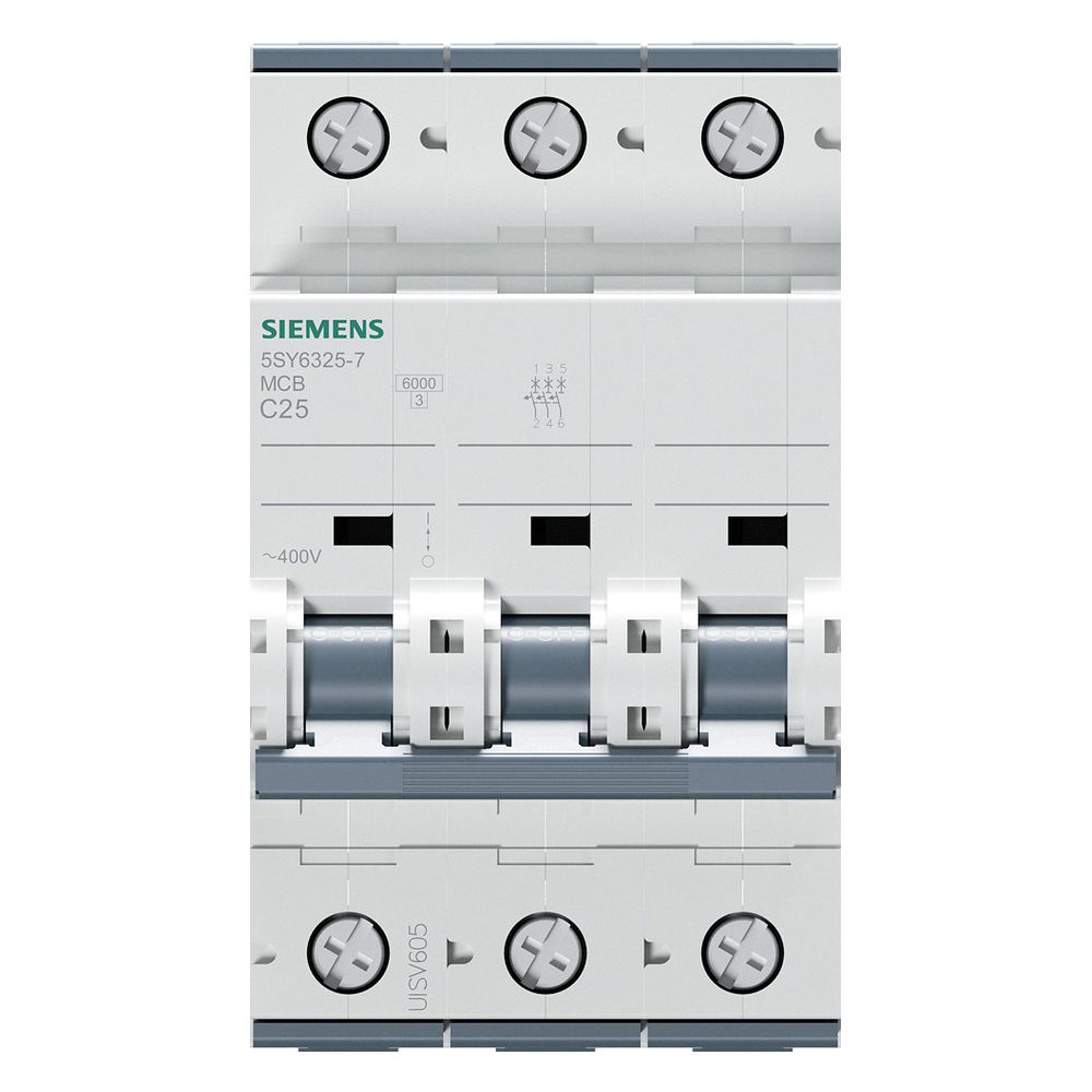 Siemens Sicherungsautomat 5SY6325-7 3-polig C 25A 6kA... SIEMENS-5SY63257 4001869247014 (Abb. 3)